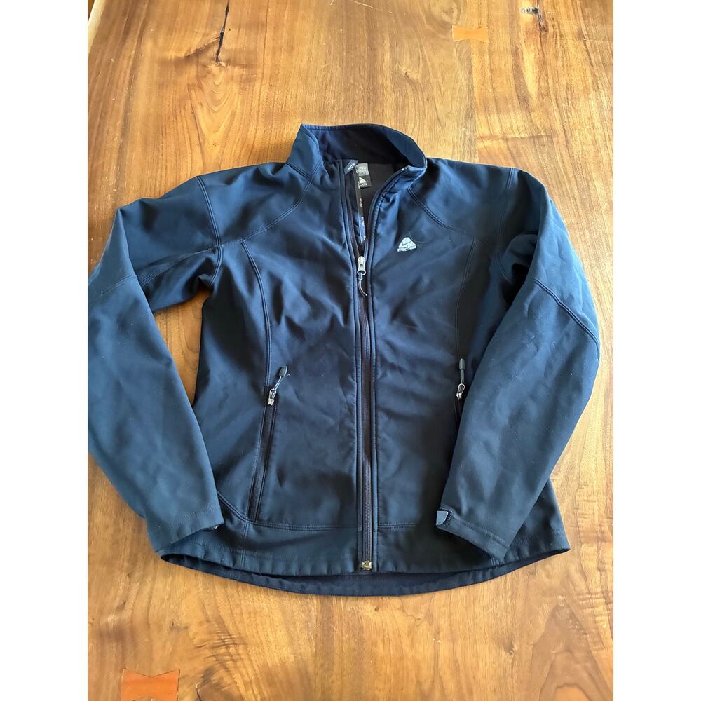 Vintage Y2K Nike ACG Black Thermal Soft Shell Full Zip‎ Jacket Size Medium